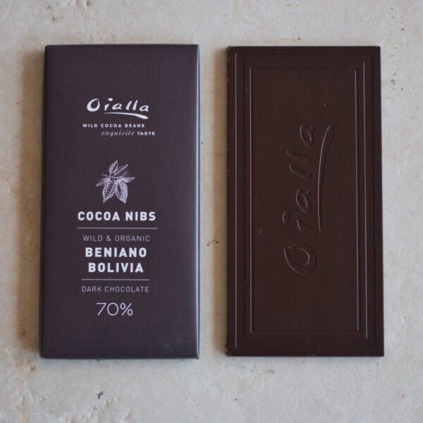 70% Oialla Chocolate with Cocoa Nibs